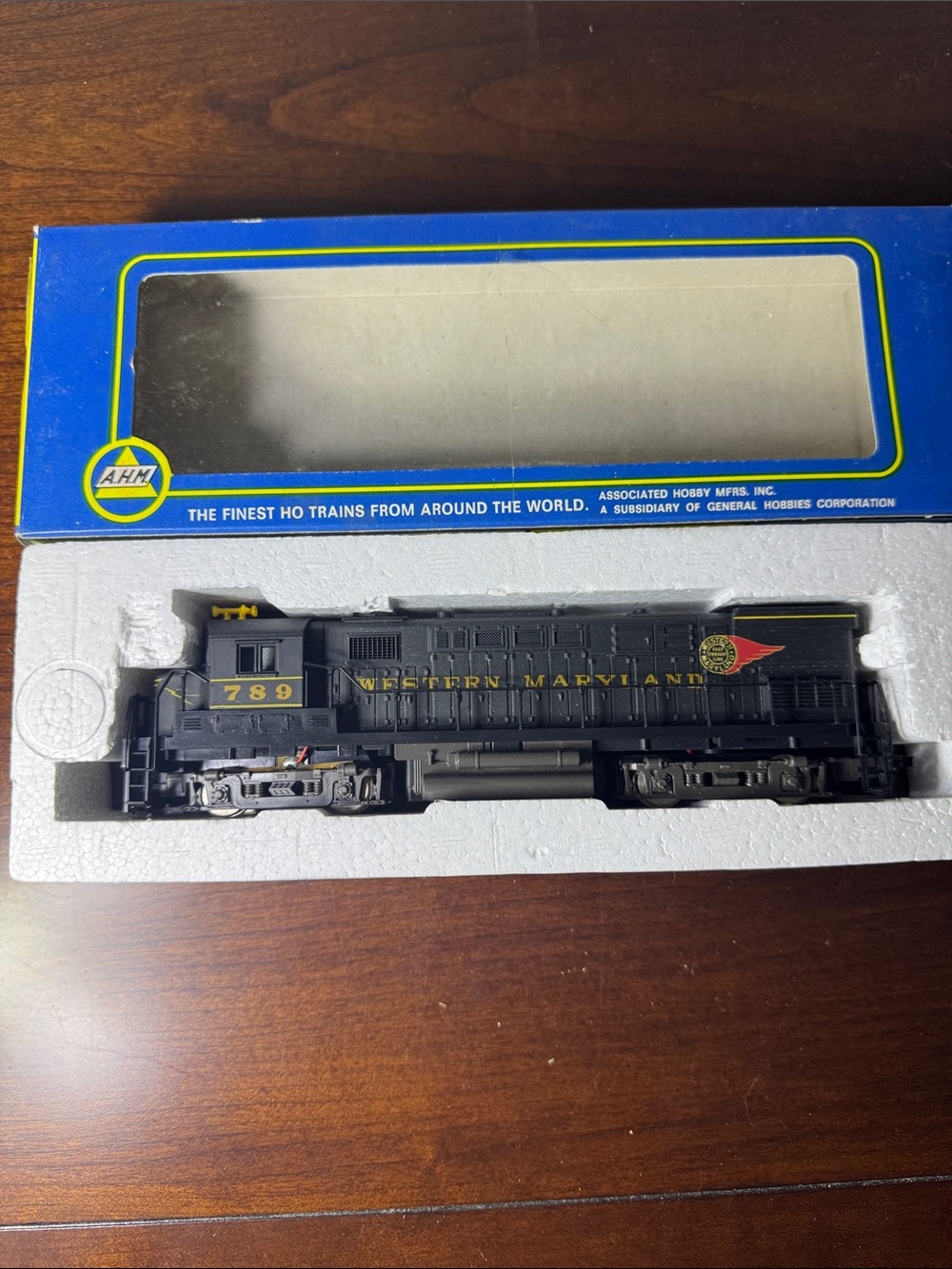 AHM Western Maryland HO Scale Diesel Locomotive (New)